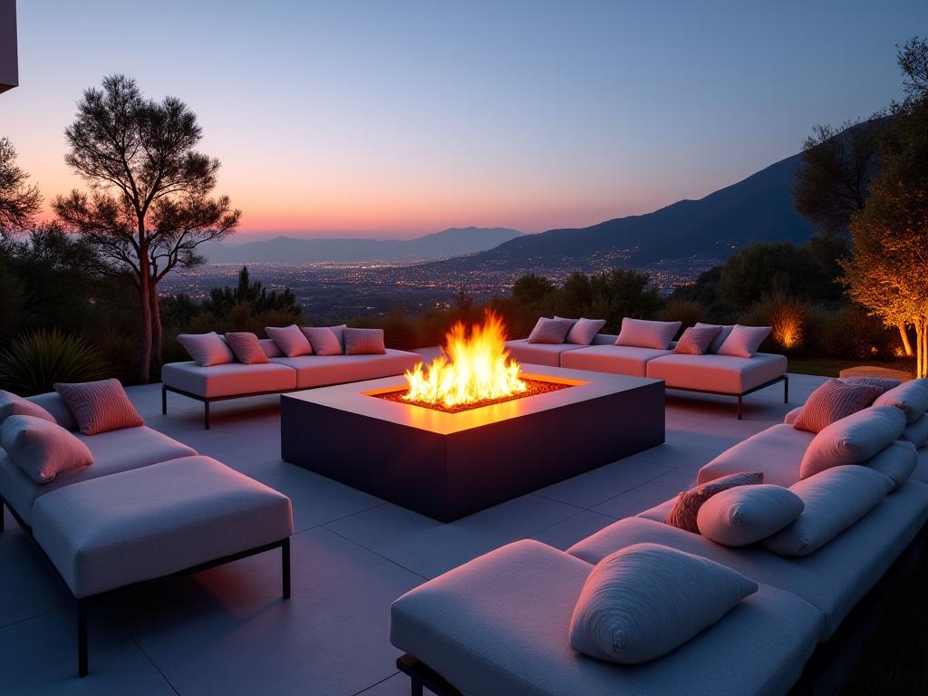 Fire pit per terrazza outdoor living Firenze