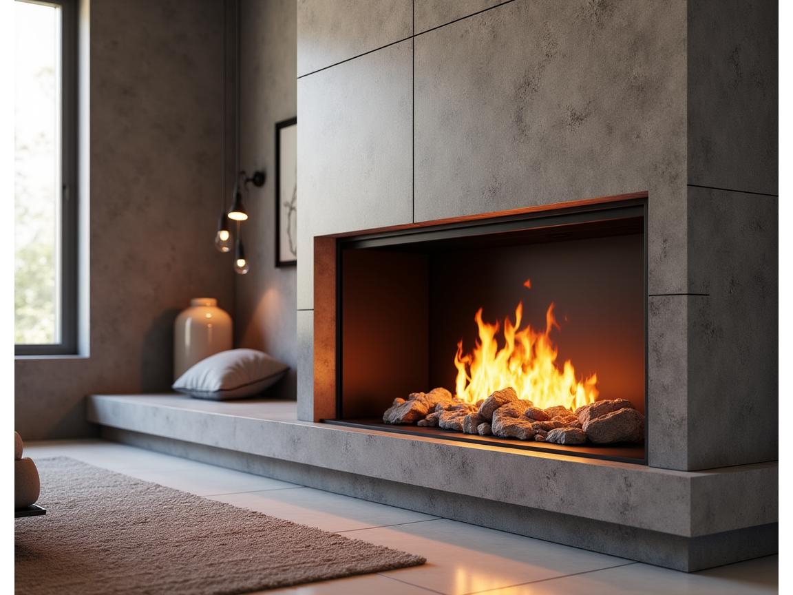 Render 3D progettazione camino personalizzato su misura